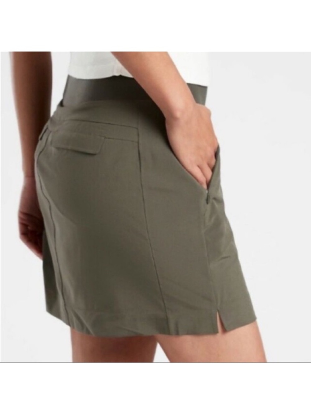 Athleta SoHo Skort in Olive Green 2 NWOT